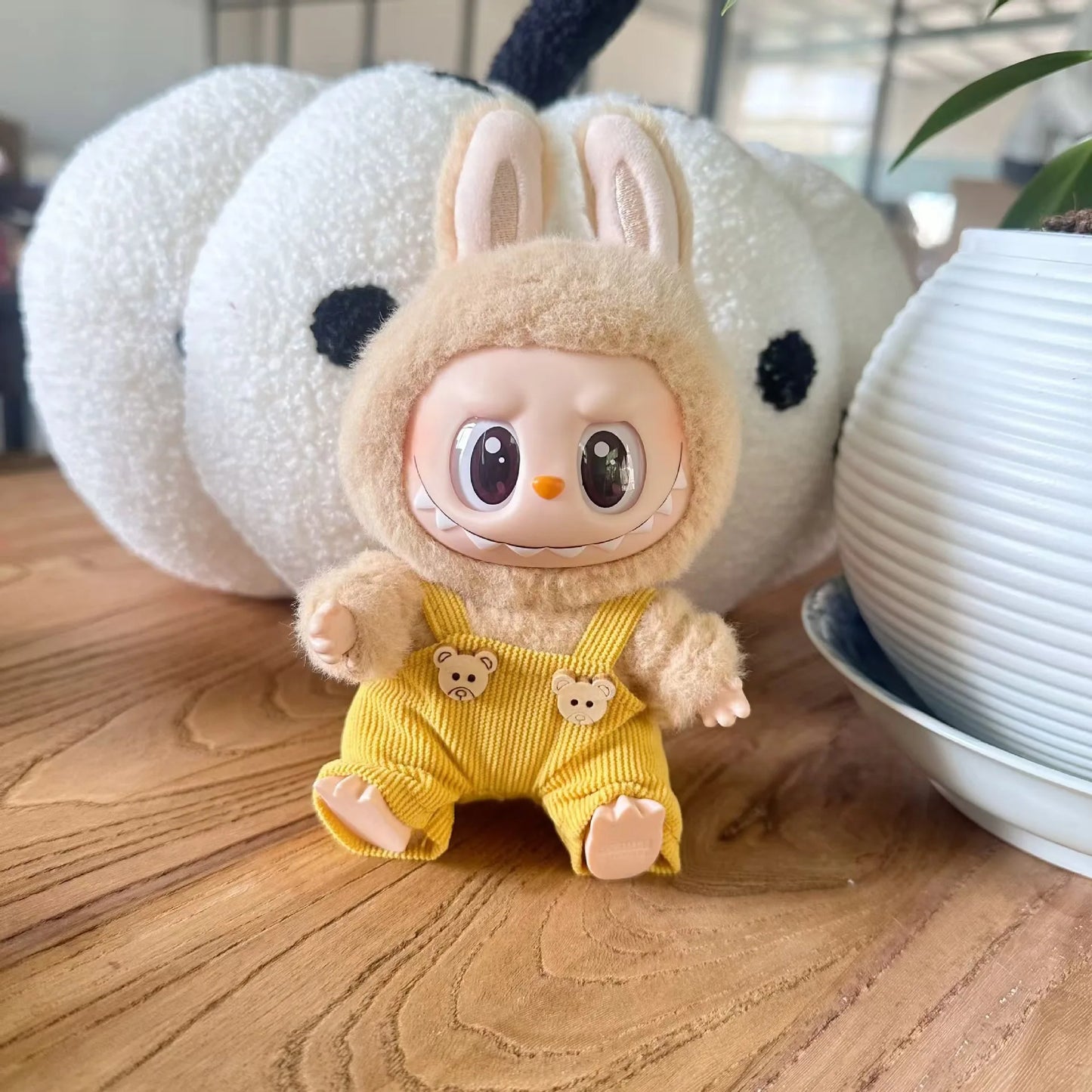 Labubu Wool Overalls Outfit