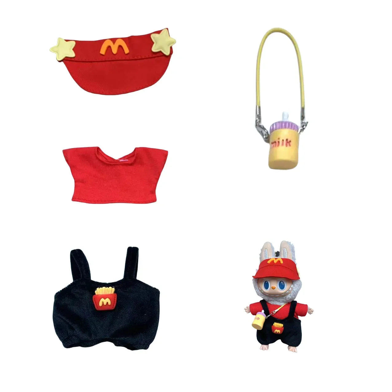 Labubu McDonald's Outfit