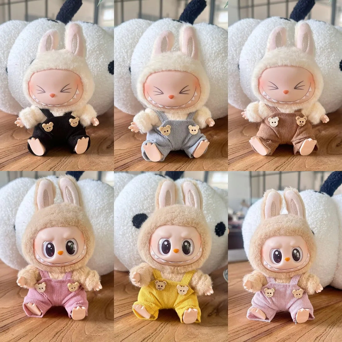 Labubu Wool Overalls Outfit