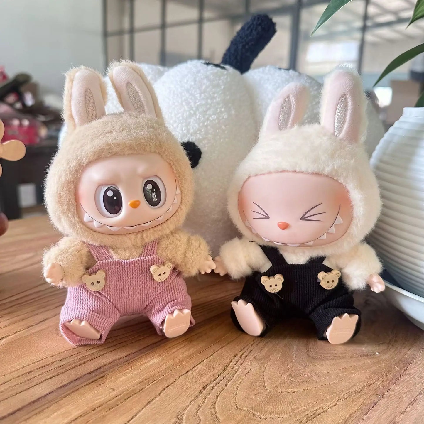 Labubu Wool Overalls Outfit